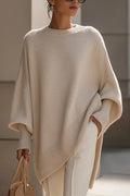Heididress Crewneck Drop Shoulder Slouchy Pullover Sweater
